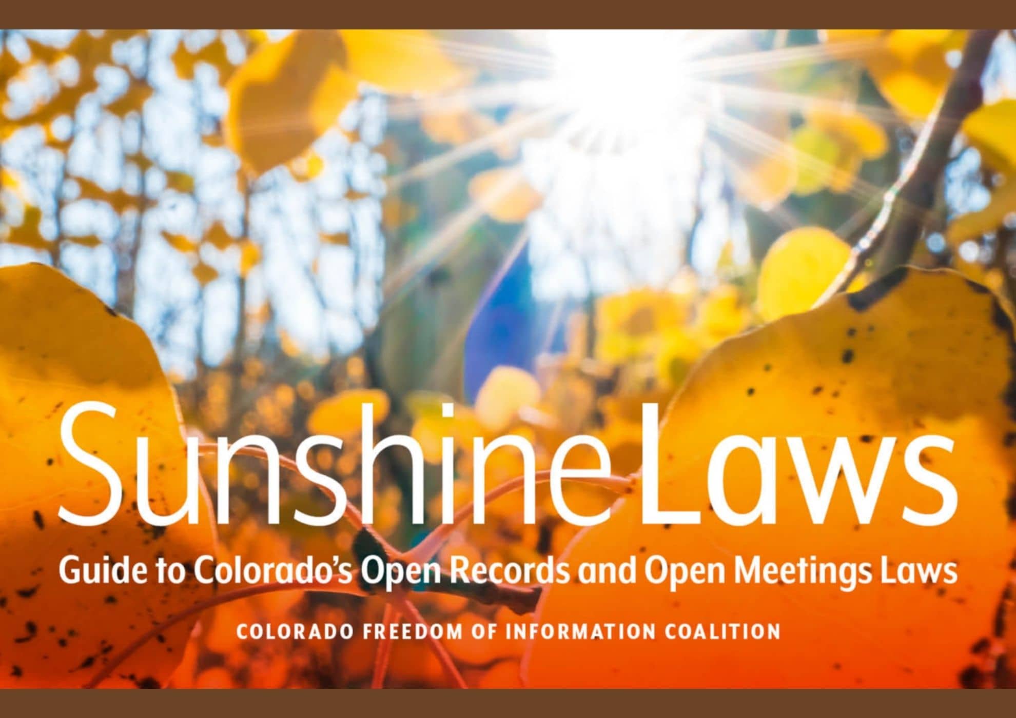 CFOIC’s New Online Guide to Colorado’s Sunshine Laws COLab