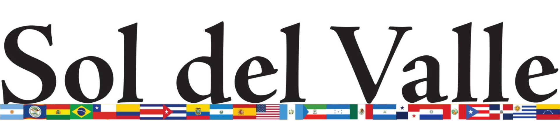 Sol del Valle logo with flags